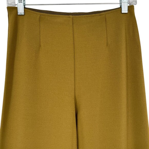 Missoni Wide-Leg Pants Pull-On Yellow Size 44 IT Size 8 - Picture 2 of 12